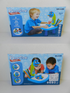 Obrázek z Tabulka kreslící s projektorem - stoleček 35cm na baterie RP: 1,02Kč s DPH 